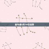 金牛座5月14日运势，金牛座2016年5月9日至14日运势