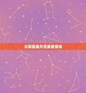 太阳星座月亮星座查询，太阳星座和月亮星座的查询