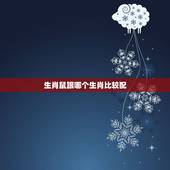 生肖鼠跟哪个生肖比较配，生肖鼠和什么生肖最合得来