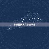 怎样算两人八字合不合，算两个人 生辰八字合不合
