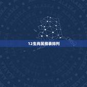 12生肖属相表排列，十二生肖属相列表