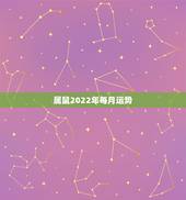 属鼠2022年每月运势，属鼠2022年运势及运程