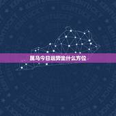 属马今日运势坐什么方位，属马今天打麻将更佳时间