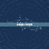 水瓶座27号运势，水瓶座2010年1月27日运势