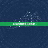 82年水狗命什么颜色好，82年属狗人三大坎