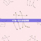 87兔一生大运运势图，87年兔哪年转大运