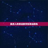 属虎人的幸运数字和幸运颜色，请问2010年生属虎双子座的幸运数字和颜色