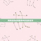 狗狗吉祥招财能带来好运的名字，对主人很吉利吉祥的狗狗名字有哪些？