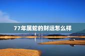 77年属蛇的财运怎么样，1977年属蛇43岁财运如何