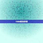 1988属龙命苦，1988年属龙五行什么命