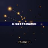2022年生虎备孕表清宫图，生男生女清宫图怎么算