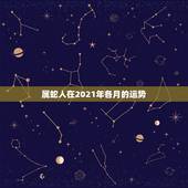 属蛇人在2021年各月的运势，2021属蛇人全年运程