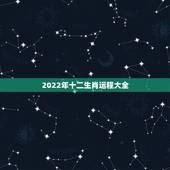 2022年十二生肖运程大全，2022年最旺最顺的生肖