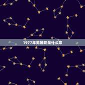 1977年男属蛇是什么命，77年属蛇是火命还是土命