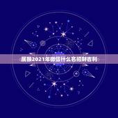 属猴2021年微信什么名招财吉利，属猴女性想取吉利微信名字微信名