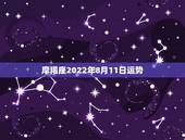 摩羯座2022年8月11日运势，摩羯座12.20运势