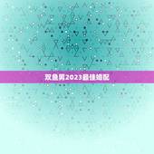双鱼男2023最佳婚配，双鱼座的最佳配偶是什么座