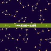 1986属虎的一生婚姻，86属虎女一生有几次婚姻状况