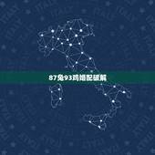 87兔93鸡婚配破解  ，87年的火兔和93年的金鸡