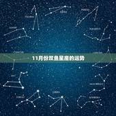 11月份双鱼星座的运势，我是81年的双鱼座我想知道十一月的运势的爱情运