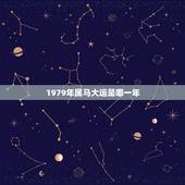 1979年属马大运是哪一年，78年属马的不幸婚姻