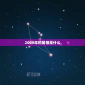 2009年的属相是什么，2009年属什么生肖
