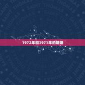 1972年和1971年的婚姻，1971年的猪和1972年的鼠合财吗