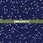 免费姓名测试打分，起名字测试打分100分
