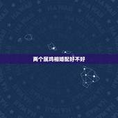 两个属鸡相婚配好不好，男女属鸡适合婚配吗