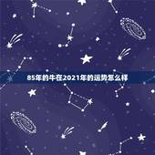 85年的牛在2021年的运势怎么样，2021年流年运势分析