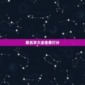 取名字大全免费打分，免费起名字测试打分