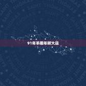 91年羊哪年转大运，1991年十年大运时间