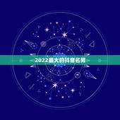 2022最火的抖音名男，2023抖音最火网名