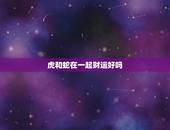 虎和蛇在一起财运好吗，属蛇和属虎在一起好吗