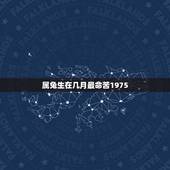 属兔生在几月最命苦1975，1975年属兔的几月生人为好