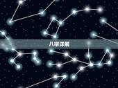 八字详解(免费版)，求八字详解！