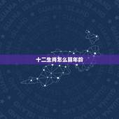 十二生肖怎么算年龄，属相算年龄公式是实岁还是虚岁