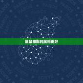 属鼠相配的属相更好，属老鼠的和什么属相相配更好