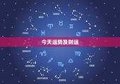 今天运势及财运，十二生肖今日偏财运