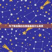 为了我去陶白白搜星座是什么意思，陶白白什么梗？