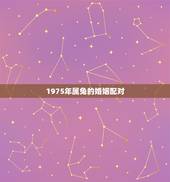 1975年属兔的婚姻配对
