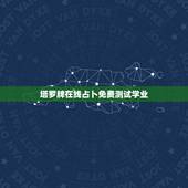 塔罗牌在线占卜免费测试学业，免费塔罗牌在线占卜
