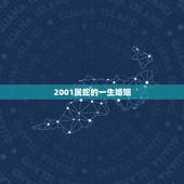 2001属蛇的一生婚姻，1975年属兔人一生婚姻
