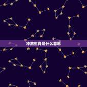 冲煞生肖是什么意思，&amp;#8221;冲煞&amp;#8221;是什么意思？