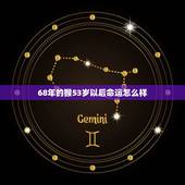 68年的猴53岁以后命运怎么样，1968年属猴人一生命运