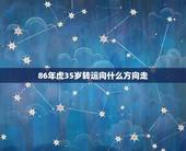 86年虎35岁转运向什么方向走，1986年属虎35岁后享福女