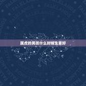 属虎的男孩什么时候生更好，属虎哪个月最有福气