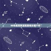 88年属龙男宜配属相女哪个好，1988年属龙的男孩和属什么的女孩结合最