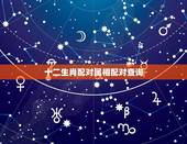 十二生肖配对属相配对查询 十二生肖最佳姻缘配对