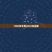 1985年牛男2022年运势，1985年属牛男幸运色